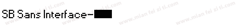 SB Sans Interface字体转换
